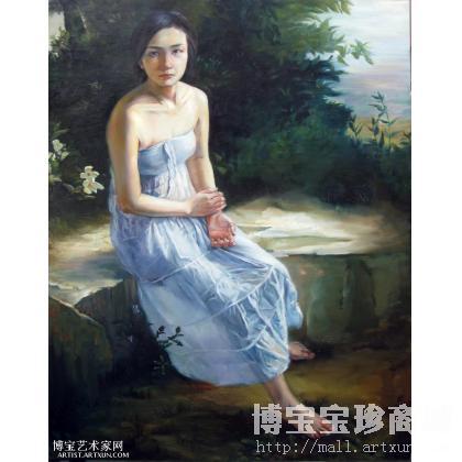 杨慧 夏的静谧 类别: 人物油画